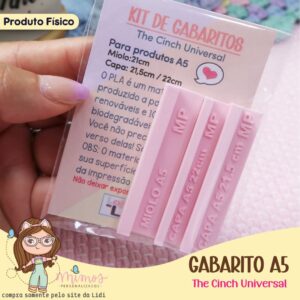Kit  de Réguas - Gabarito The Cinch Universal A5
