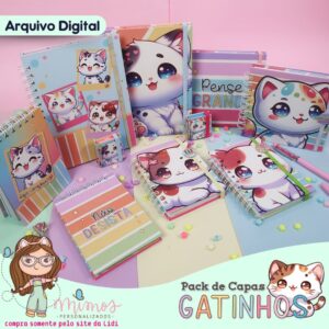 ARQ DIG - Pack de Capas - GATINHOS