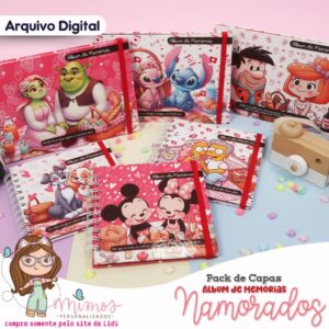 ARQ DIG - Pack de Capas - Álbum de Memórias - NAMORADOS